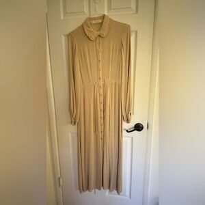 Gold Christy Dawn maxi dress size XS